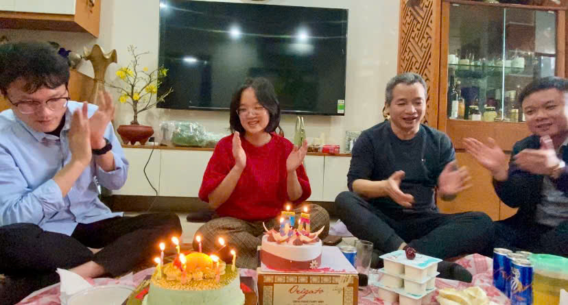 Gặp mặt đầu xuân và chúc mừng sinh nhật cô Thanh