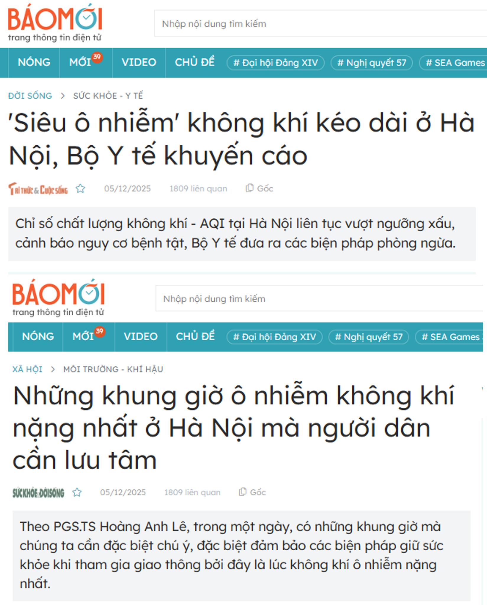Hệ thống Dự báo Chất lượng không khí của GEOI đã góp phần mang lại giá trị cho cộng đồng