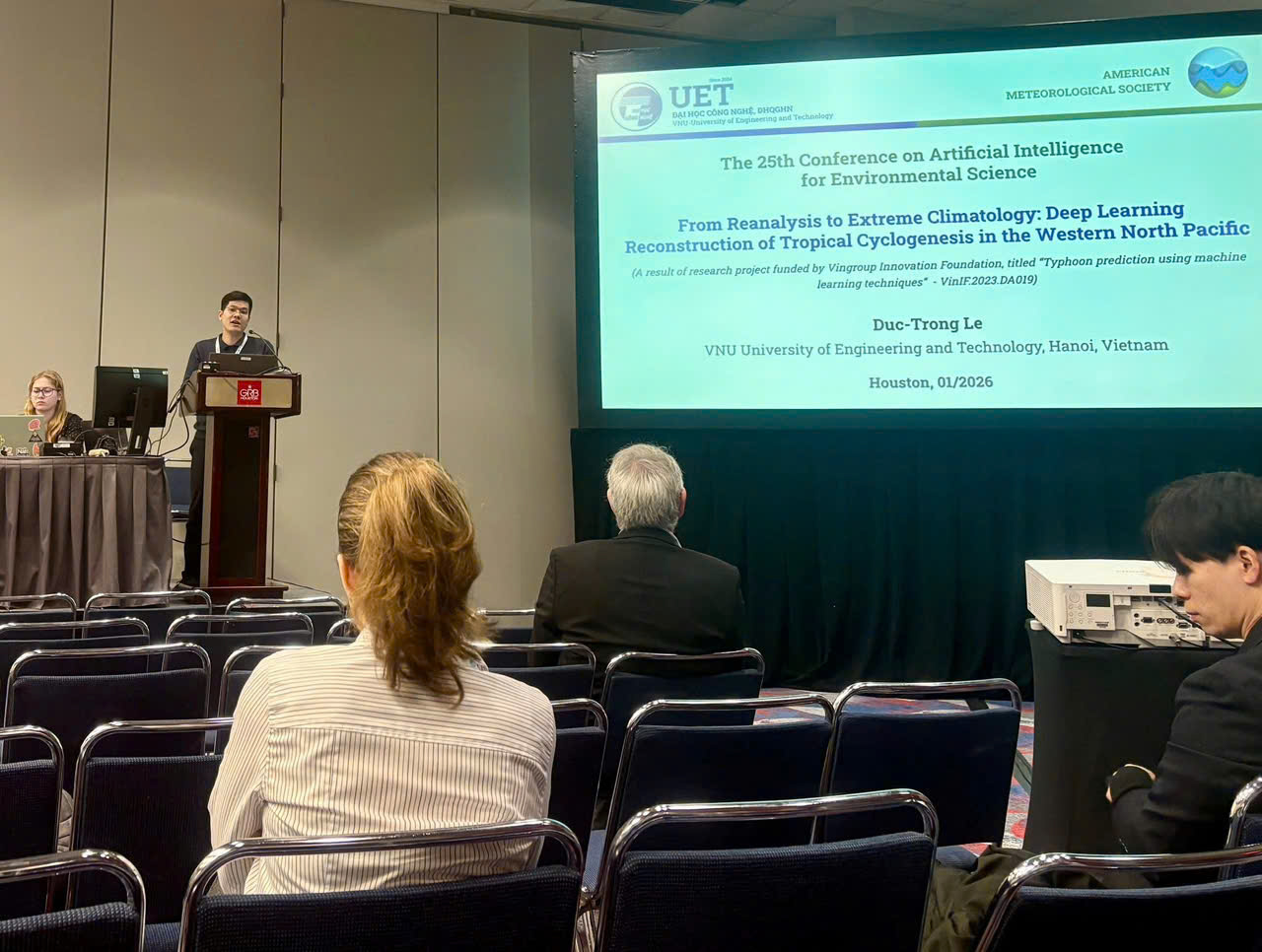 Tham dự 106th AMS Annual Meeting 2026 tại Houston